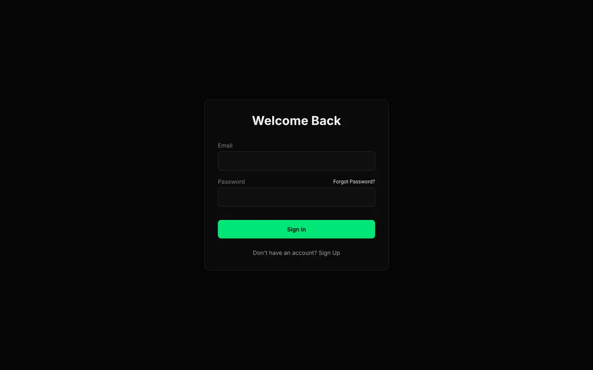 Club Events Platform homepage